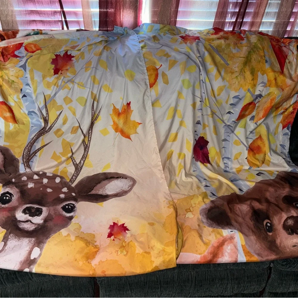 Fall Critter Curtains